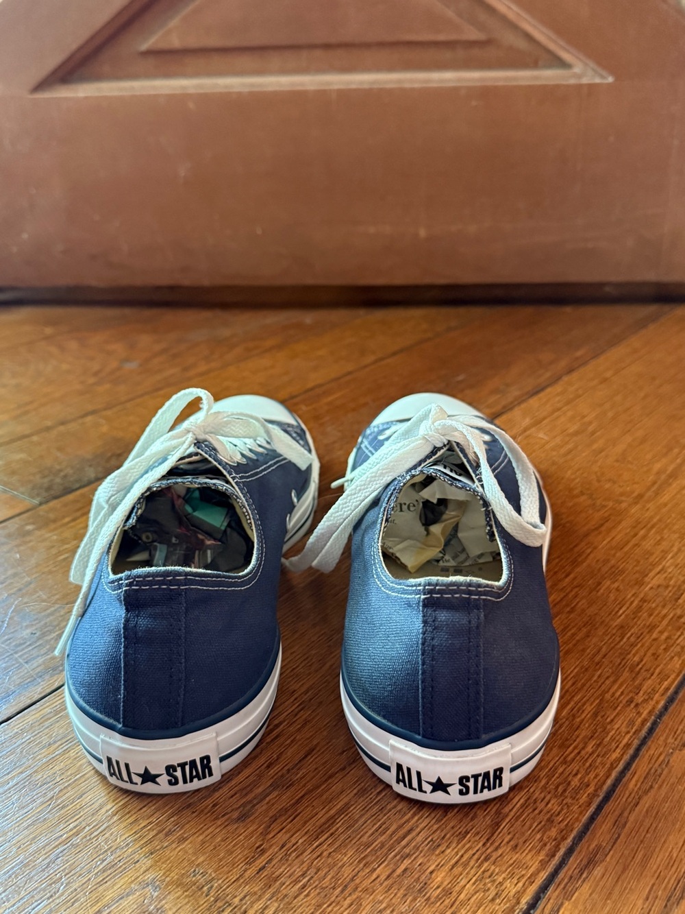 CONVERSE Chuck Taylor All-Star Low-Top Sneakers Navy Blue Men's 11/Women’s 13 - Picture 9 of 10